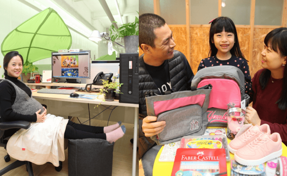 マタニティキットとお子様入学祝いプレゼント